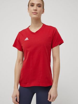 Koszulka Adidas Performance czerwona