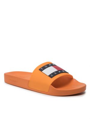 Sandály Tommy Jeans oranžové