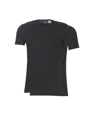Koszulka slim fit z krótkim rękawem Levi's czarna