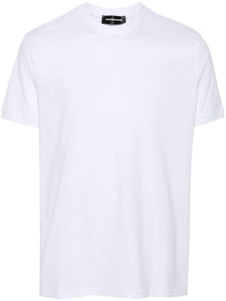 Broderet t-shirt Salvatore Santoro hvid