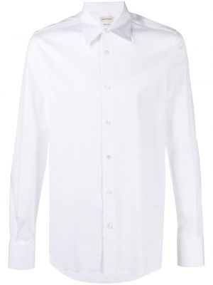 Camisa con botones slim fit Alexander Mcqueen blanco