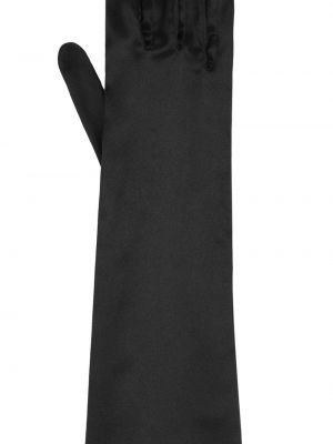 Jedwabne rękawiczki Dolce And Gabbana czarne