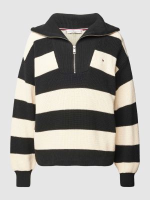 Dzianinowy sweter Tommy Hilfiger czarny
