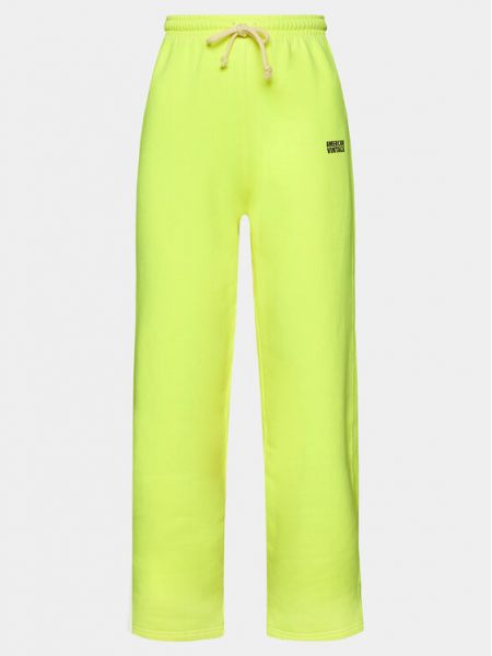 Pantalon de joggings large American Vintage jaune
