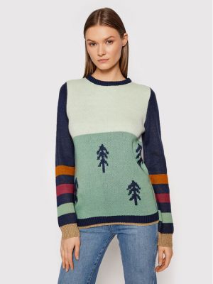 Пуловер slim Femi Stories бежово
