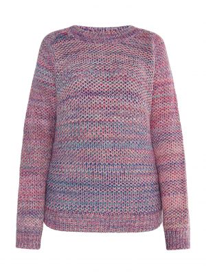 Меланжов пуловер Izia розово