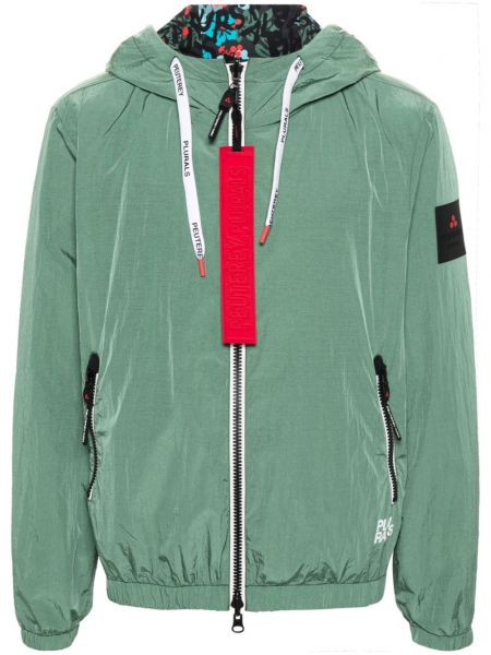 Reverzibilna jakna s kapuljačom Peuterey zelena