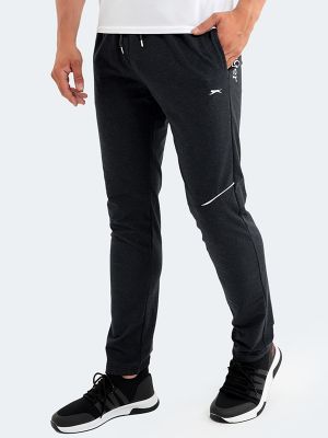 Slim fit sportovní kalhoty Slazenger černé