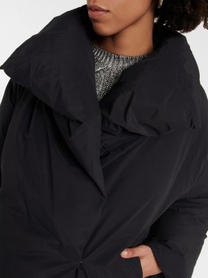 Bavlnená páperová bunda Totême čierna