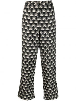 Pantalon à imprimé à motifs abstraits Giorgio Armani Pre-owned