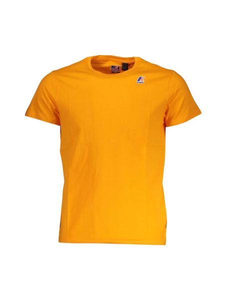T-shirt aus baumwoll K-way orange
