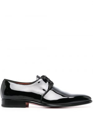 Pantofi derby din piele Santoni negru
