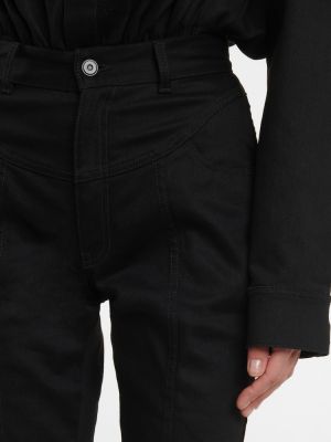 Slim fit skinny džíny s vysokým pasem Alaã¯a černé