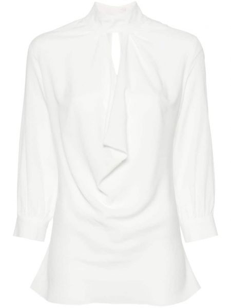 Блуза от креп Cenere Gb бяло