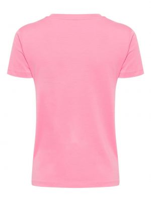 T-shirt à motif mélangé Moschino rose