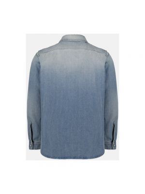 Camisa vaquera de algodón oversized Saint Laurent