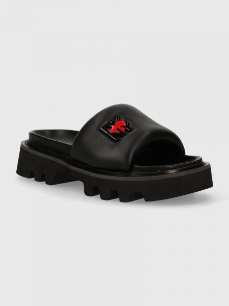 Sandale din piele Dkny negru
