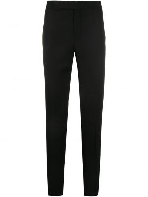 Pantaloni cu dungi Saint Laurent negru