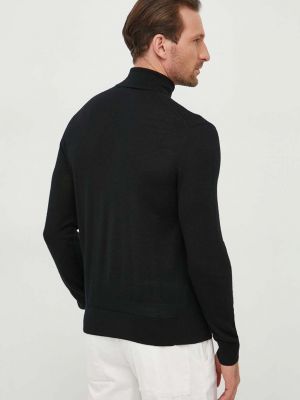 Gyapjú pulóver United Colors Of Benetton fekete