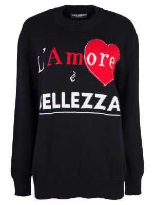 Кашемировый свитер Dolce &amp; Gabbana черный