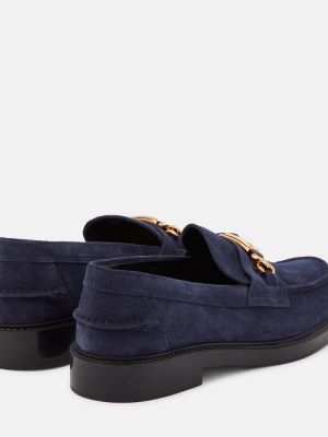 Loafers σουέντ Tod's καφέ