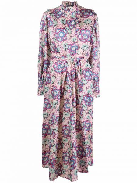 Vestido camisero de flores Isabel Marant