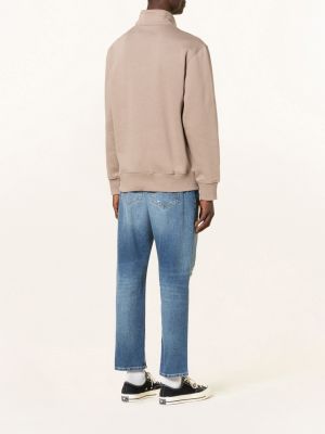 Bluza dresowa Calvin Klein Jeans beżowa