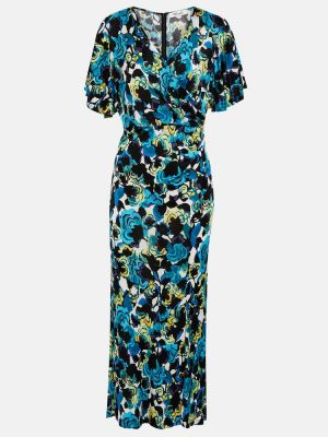 Květinové midi šaty jersey Diane Von Furstenberg