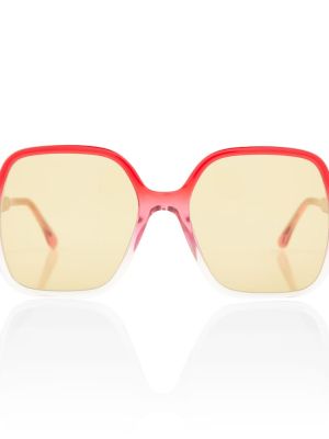 Ochelari de soare oversize Isabel Marant roșu