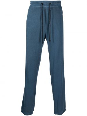 Spodnie sportowe bawełniane James Perse niebieskie