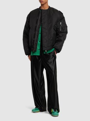 Oversize панталон Adidas Originals черно