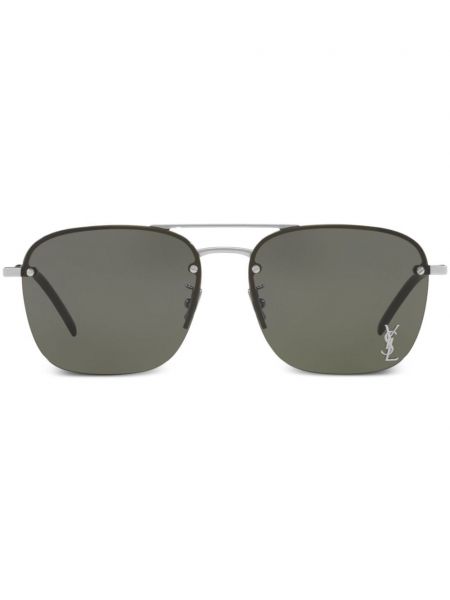Okulary przeciwsłoneczne Saint Laurent Eyewear srebrne