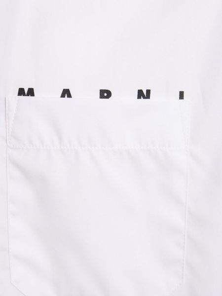 Kokvilnas krekls Marni balts