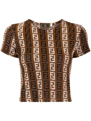 Bavlnené tričko Fendi Pre-owned