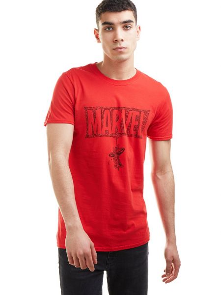 Koszulka Marvel czerwona