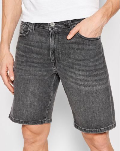 Jeans shorts Selected Homme grau