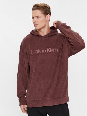 Majica dugih rukava sa dugačkim rukavima bootcut Calvin Klein Underwear bordo