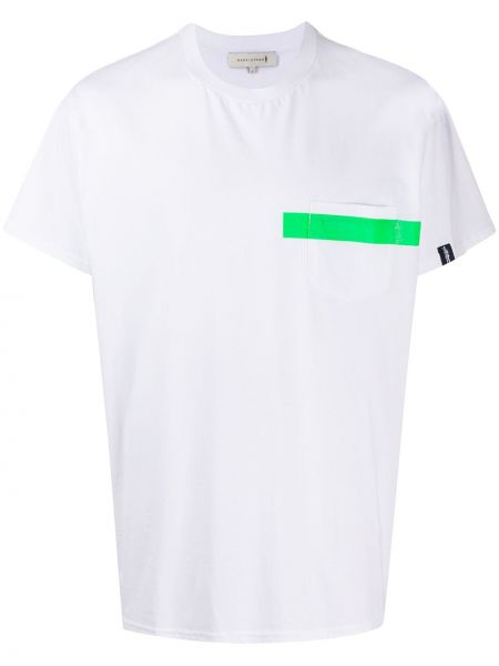 T-shirt a righe Mackintosh bianco