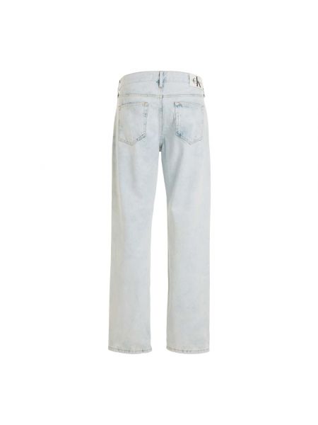 Vaqueros rectos Calvin Klein Jeans blanco