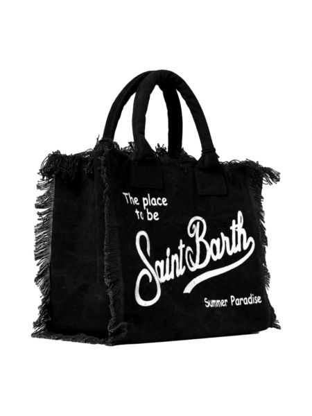 Shopper handtasche mit fransen mit taschen Mc2 Saint Barth