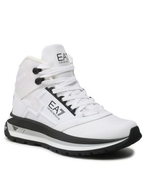 Členkové topánky Ea7 Emporio Armani biela