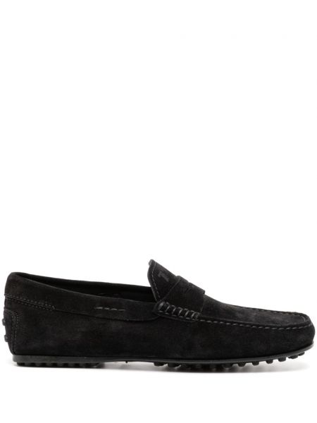 Süet mokasenler Tod's siyah