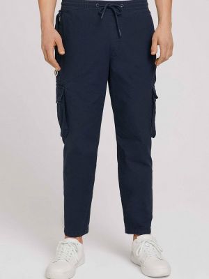 Джинсовые брюки карго Tom Tailor Denim, синий