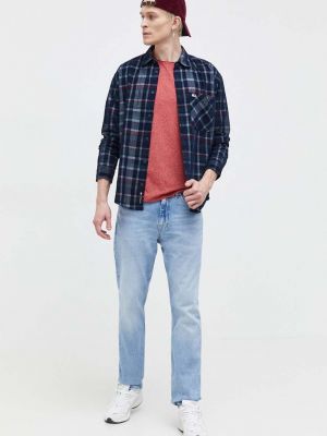 Koszula jeansowa sztruksowa bawełniana relaxed fit Tommy Jeans