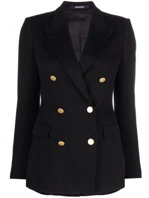 Lang blazer Tagliatore svart