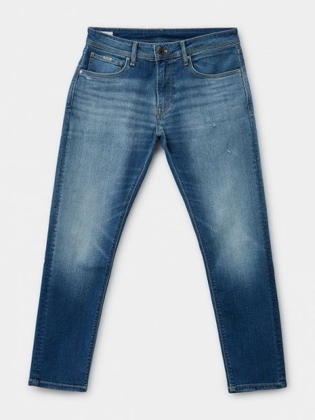 Голубые прямые джинсы Pepe Jeans