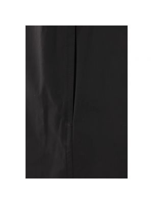 Vestido midi de algodón Jil Sander negro