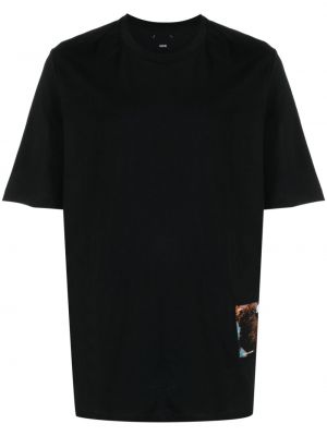 Kokvilnas t-krekls Oamc melns