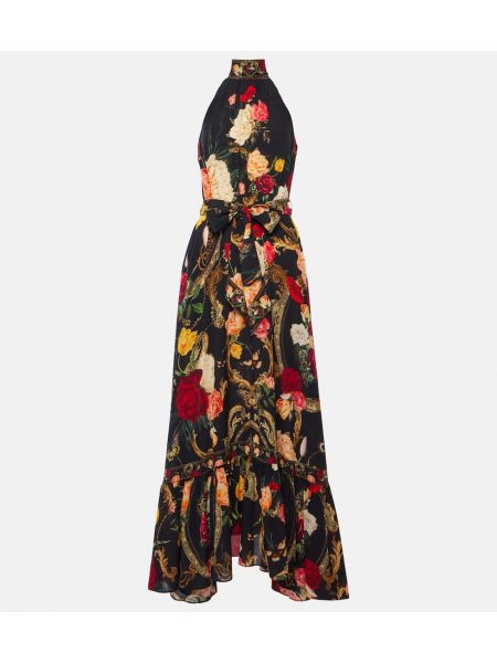 Floral silke dress Camilla