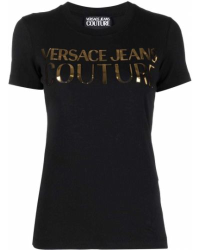 T-shirt Versace Jeans Couture svart